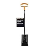 Fiskars Square Garden Spade Shovel - Steel Flat Shovel with...