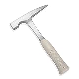 EFFICERE 22-Ounce All Steel Rock Pick Hammer with Pointed...