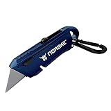 Norske Tools NMCP075 Metal Utility Knife with Carabiner