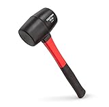 TEKTON 16 oz. Fiberglass Handle Rubber Mallet | 30603 ,...