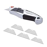 Amazon Basics Heavy Duty Retractable Utility Knife with...