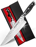 Pro Chef Knife 8 Inch, Japanese AUS-10V Super Stainless...