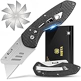 NIUTA Utility Knife box cutter Replacement Blades Heavy Duty...