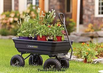 Gorilla Carts GOR4PS Poly Garden Dump Cart