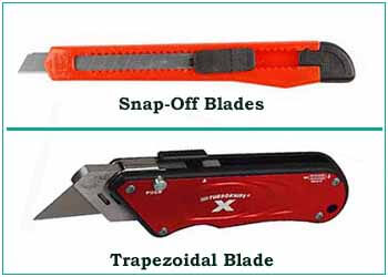Snap-Off Blade and Trapezoidal Blade