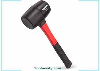 TEKTON 16 oz. Fiberglass Handle Rubber Mallet