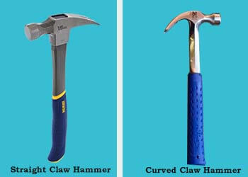 straight claw vs curved claw