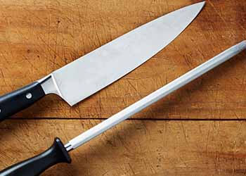 how to sharpen a knife with a rod equipment